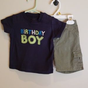 Boys birthday outfit - size 12 month